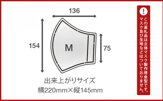 マスク製作用金型　M　㈱ナダヨシ