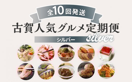 【定期便(10回発送)】古賀人気グルメ定期便 シルバー2024