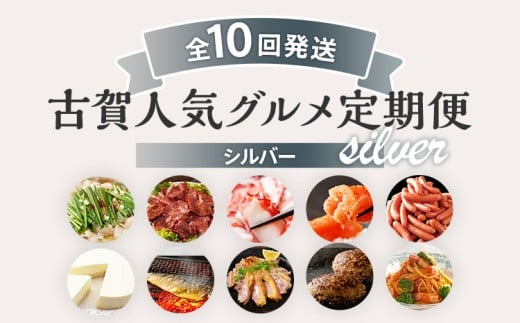 【定期便(10回発送)】古賀人気グルメ定期便 シルバー2025
