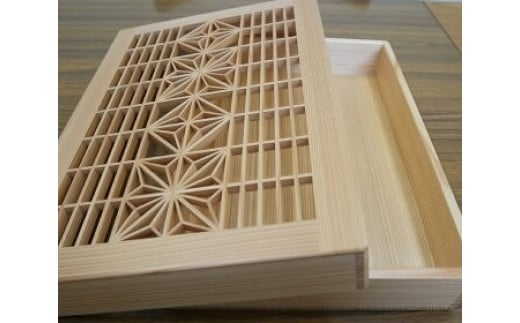 組子箱 書類入れ