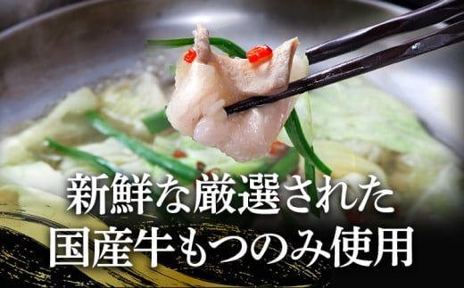 鶏家特選もつ鍋セット（３～４人前×３セット）