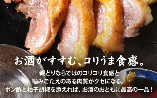 国産親どり直火焼き10パック 総重量1.0kg超え！