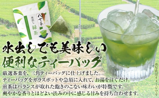 八女茶 水出し緑茶ティーバッグ 50個（3g×50個入