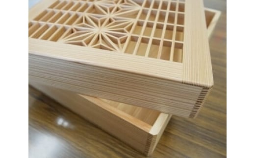 組子箱 書類入れ