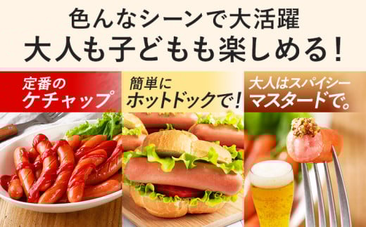 ボリューム1.5kg！博多の薫り あらびきウィンナー大満足セット