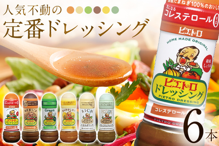 人気不動のドレッシング6本セット