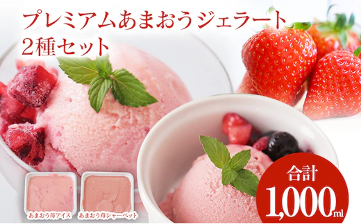 プレミアムあまおうジェラート2種セット