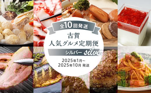 【定期便(10回発送)】古賀人気グルメ定期便 シルバー2024