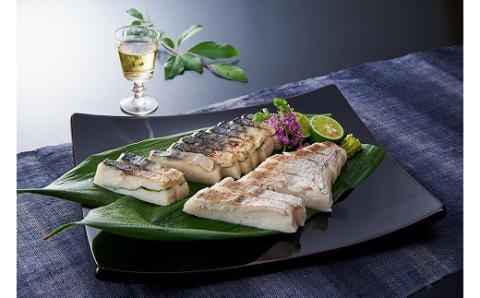 『押し蒲』天然真鯛・炙りさばセット◆筑前蒲鉾本舗[F4292]