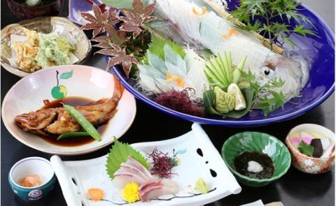 【ペア宿泊券】海と夕陽の見える宿　華杏(はなあんず)弥太楼[E0452]