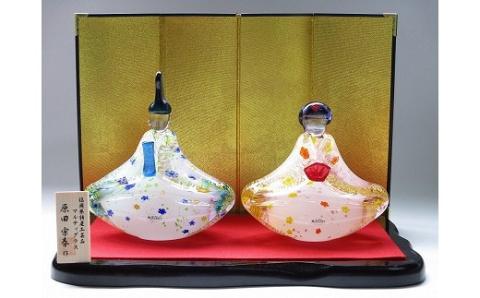 マルティグラス　ガラス置物　飾雛　OH-014P[E2111]