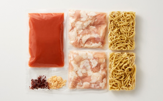 【鍋定期便】博多明太もつ鍋3～4人前セット【明太子100g×1個付き】3回定期便（3～4人前×3回）[G0092T3]