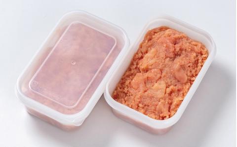 無着色あごだし辛子明太子・並切れ500g×2個　海千[F4547]