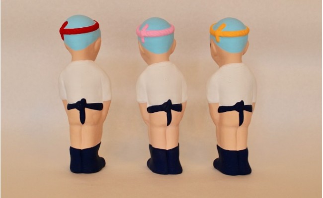 津屋崎人形　山笠ごん太３体セット[G0528]