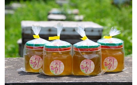 福岡県産はちみつ【れんげ】300ｇ×4 [G2070]