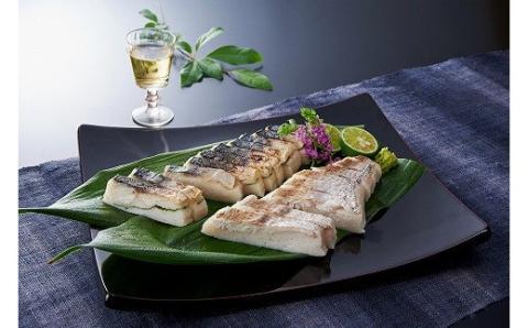 『押し蒲』天然真鯛・炙りさばセット◆筑前蒲鉾本舗[F4292]