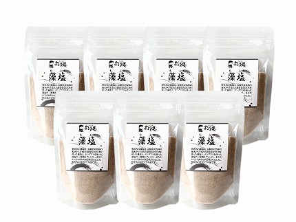 塩工房野次馬★九州産藻塩2種ブレンド「野次馬の藻塩」袋7個[F2042]