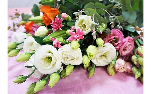 【年4回春夏秋冬】季節のお花バラエティセット定期便★あんずの里【随時開始】[G7009]