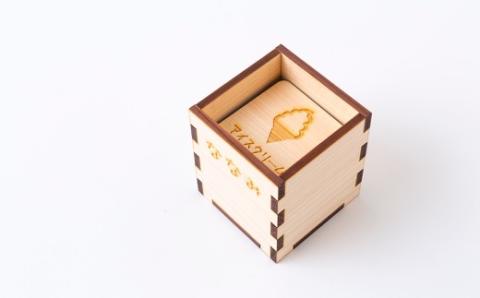 薪ストーブ＆木工 木ん家 木製 神経衰弱「スイーツ」(6種×12枚入り)「名前入り」 手作り おもちゃ 玩具 木 ヒノキ カードゲーム ゲーム 知育玩具 九州 福岡県 福岡 ふくおか うきは市