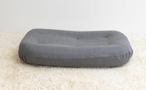 九州イノアック ゆったり寛げる『大人の贅沢座椅子』(クラウディグレー) リクライニング機能付き 座椅子 椅子 いす 低反発 高反発 ウレタン 大きめサイズ リクライニング 家具 インテリア 九州 福岡県 うきは市