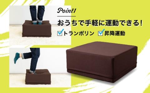 【14日営業日以内発送】九州イノアック 運動×スツール『アクティブスツール』(ブラウン) スツール 高反発 ウレタン 多機能スツール 運動 九州 福岡県 うきは市