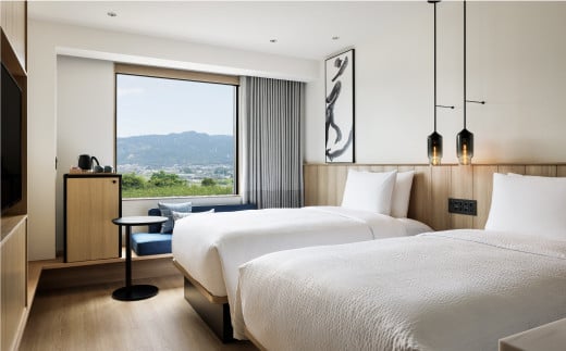 【1泊2名様 食事なし 宿泊券】フェアフィールド･バイ･マリオット･福岡うきは 宿泊券 道の駅ホテル 宿泊特化型ホテル 旅行 旅 ホテル 宿泊 九州 福岡県 福岡 ふくおか うきは市