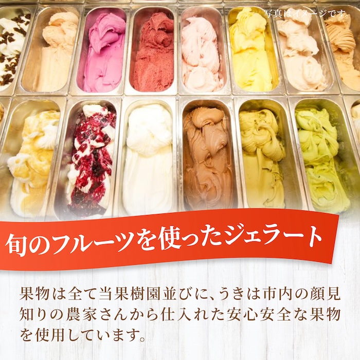 【果樹園が作る】素材の味を楽しめる 旬のジェラート 120ml×8個セット【ソルベッチdoうきは】着色料不使用 ノンホモ牛乳使用 ジェラート アイス 旬 スイーツ 詰め合わせ セット シャーベット ミルク フルーツ デザート