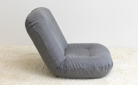 九州イノアック ゆったり寛げる『大人の贅沢座椅子』(クラウディグレー) リクライニング機能付き 座椅子 椅子 いす 低反発 高反発 ウレタン 大きめサイズ リクライニング 家具 インテリア 九州 福岡県 うきは市