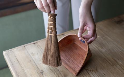 キ乃シタ 本棕櫚菷 荒神ほうき ミニ （全長約28cm） ／ 箒 ほうき 棕櫚箒 ホンシュロホーキ うきは市