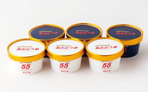 千年いちご スーパープレミアム あまおうジェラート(90g×3個)・あまおうミルクジェラート(90g×3個) 詰め合わせセット  フルーツ 牛乳 スイーツ デザート ジェラート シャーベット あまおう セット 冷凍 福岡県 うきは市