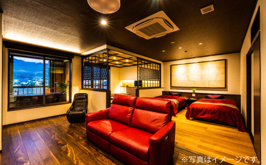 【1泊2食 (平日) ペア宿泊券】筑後川温泉清乃屋 (特別室・ちくご) 宿泊チケット