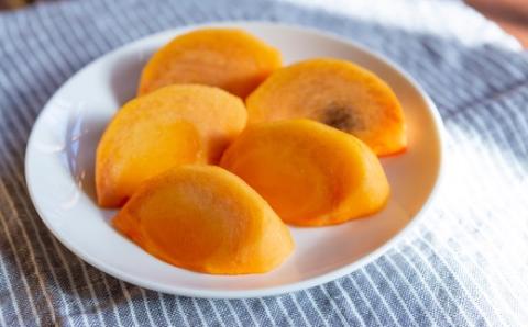 【先行予約】原茂之巨峰園 特撰 富有柿 大玉(3L) 8玉から9玉 2025年11月中旬から11月下旬 出荷予定