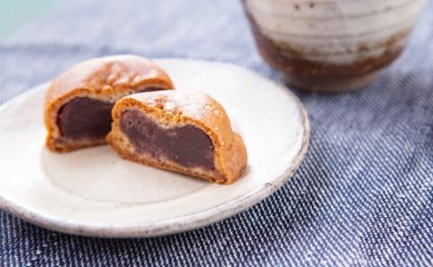 あけぼの河童菓庵 名物雷さんのへそ 15個 (小豆こし餡) 和菓子 お菓子 モナカ 最中 こし餡 常温 福岡県 うきは市