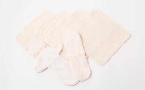 KONOITO 快適布ナプキンセット(多い日・尿もれ用) (ホルダー・防水ライナー・ハンカチタイプ) 布ナプキン ナプキン 生理用ナプキン 持ち運び 吸水性 セット 生理用品 尿漏れ 尿もれ 失禁 九州 福岡県 福岡 ふくおか うきは市