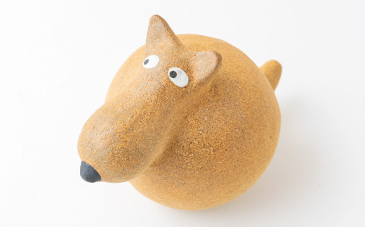 美品】いぬ犬陶器オブジェ置物インテリア工芸品美術品A2774