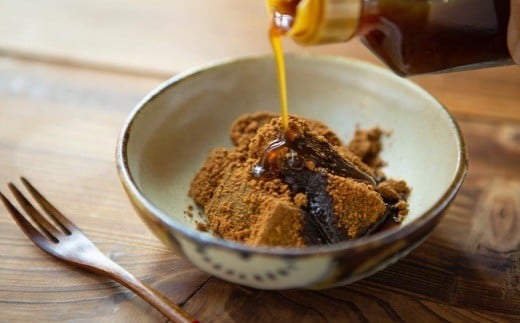 アグリファームさいとう 手作り黒蜜と黒砂糖（つぶタイプ） セット さとうきび 黒蜜 黒砂糖 うきは市