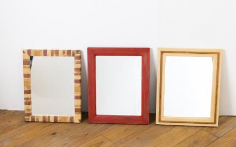 Design Labo i ファンシーミラー (赤)