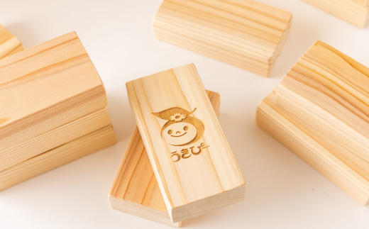 薪ストーブ＆木工 木ん家 耳納杉のつみき 手作り おもちゃ 玩具 積み木 つみき 木 木製 子供用 子ども用 九州 福岡県 福岡 ふくおか うきは市