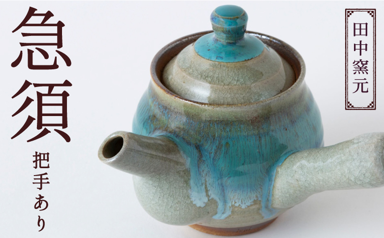 田中窯元 急須 把手あり 取手あり 焼き物 陶器 きゅうす 茶器 お祝い プレゼント 福岡県 うきは市