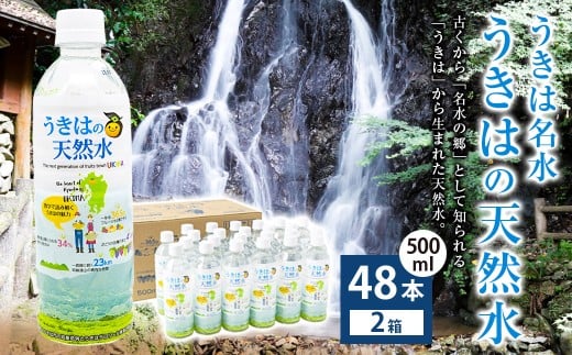 うきは名水 うきはの天然水 (500ml×24本入り) 2箱 ナチュラルミネラルウォーター