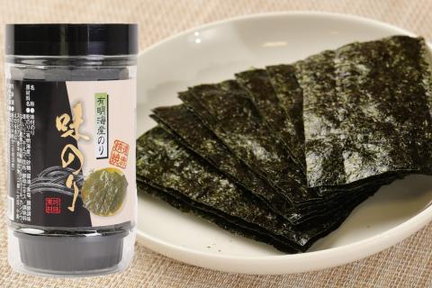 福岡有明海産 【味付海苔・梅しそ風味味付海苔・明太子風味味付海苔 3種詰合せ】 板のり4枚分(8切32枚)×10本セット [M404] のり ノリ ご飯 おつまみ おやつ おにぎり おにぎらず キンパ 手巻き 寿司 塩 国産