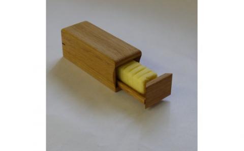 M179　＜工房SHIMS＞バターケース（引き出し型・100g用）