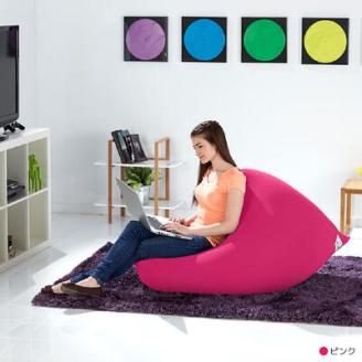 M536-1-14 ビーズクッション Yogibo Mini(ヨギボー ミニ) ヨギボー レッド クッション  ビーズソファ ソファ ビーズクッション ローソファ インテリア 家具 送料無料