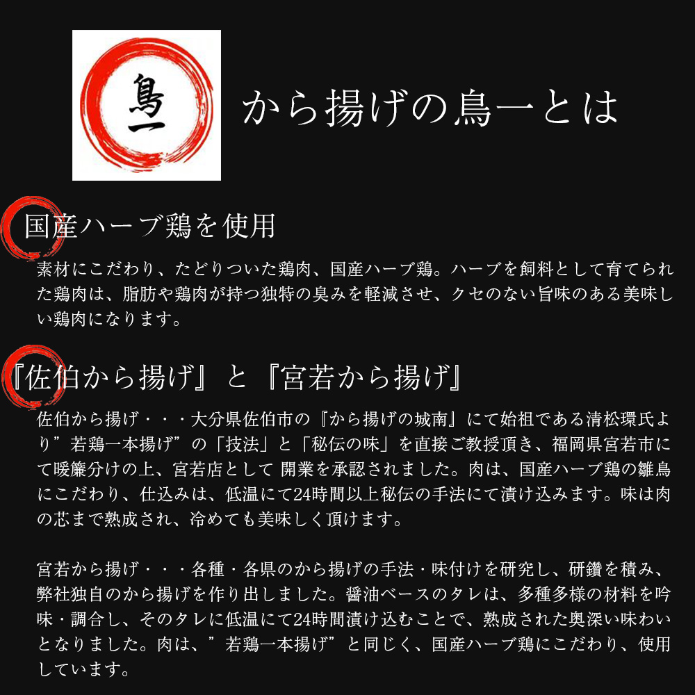 M580 【鳥一】若鶏一本揚げ ６本入りミックス