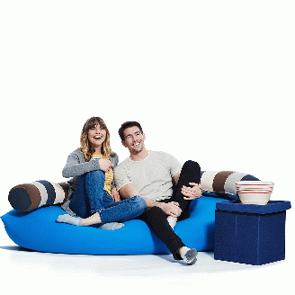 M538-1 ビーズクッション Yogibo CaterpillarRollLong(ヨギボー キャタピラロールロング) ナチュラル クッション ビーズクッション 家具 送料無料