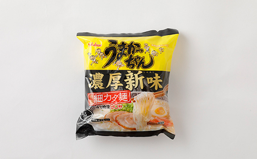 うまかっちゃん　濃厚新味　30食（5食入り×6パック）[M244-3]　ラーメン 豚骨 インスタント 乾麺 即席麺 拉麺 保存食 九州