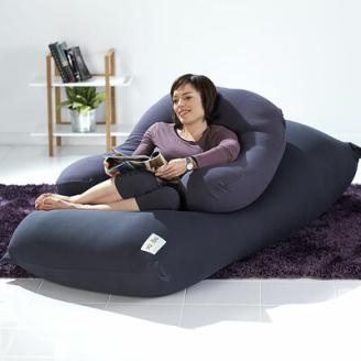 M534-11 ビーズクッション Yogibo Support ヨギボー サポート ライトグレー クッション 椅子 ビーズソファ ソファ ビーズクッション ローソファ インテリア 家具 送料無料