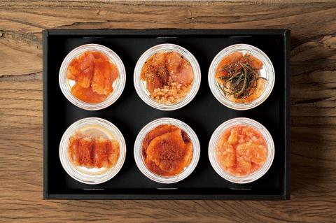 M274〈山口油屋福太郎〉THE MENTAI 6個セット（中辛・七味あごだし・昆布・ゆず・かずのこ・超辛口 各40gセット）