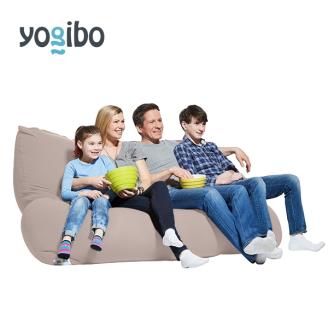 M370-3　ビーズクッションYogibo Double(ヨギボー ダブル)ライトグレー