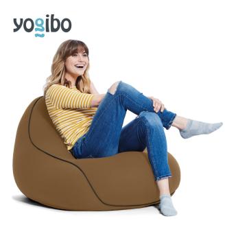 M347-3　ビーズクッションYogibo Lounger(ヨギボー ラウンジャー)チョコレートブラウン